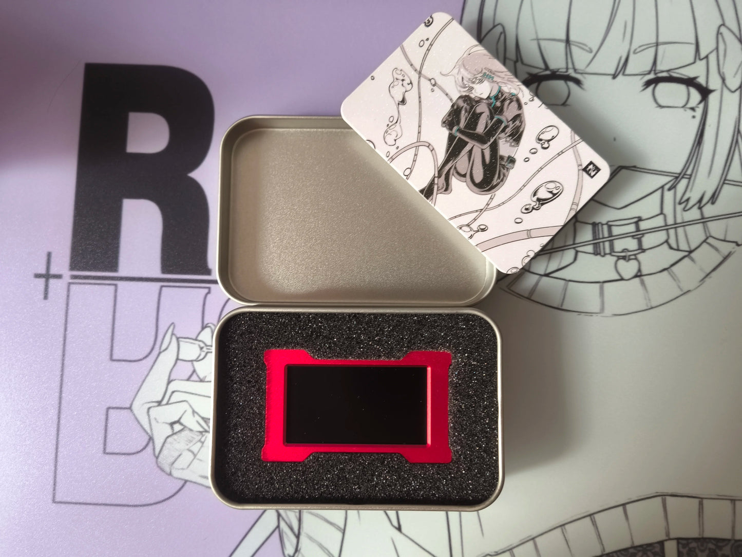 HMLAB ZNEO Gaming USB Hub - 2-to-3 Port, 8K Hz, Independent Power, With Screen, Trendy for Gaming Ambience Desk Setup