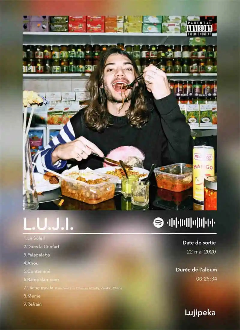 French Rap Pop Music Album Poster Aesthetic 2pac Pnl Plk ERRR Hip Hop Rock Canvas Print Wall Art Print Home Office Room Decor