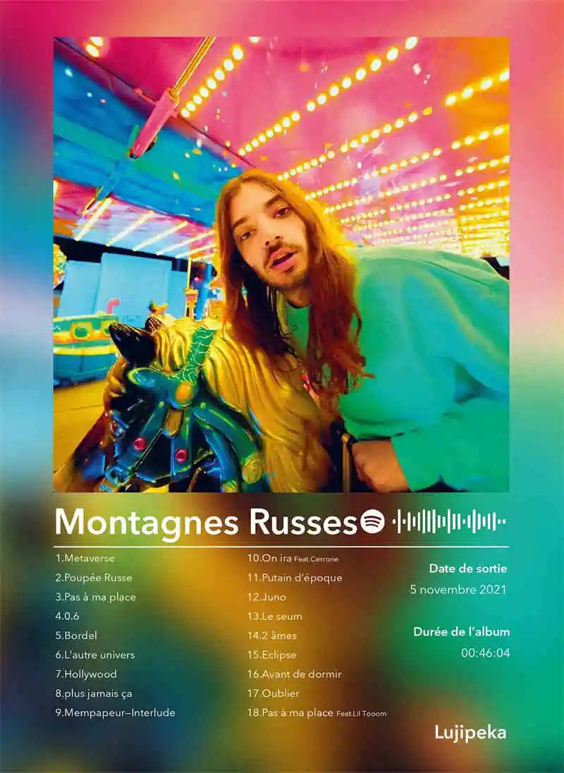 French Rap Pop Music Album Poster Aesthetic 2pac Pnl Plk ERRR Hip Hop Rock Canvas Print Wall Art Print Home Office Room Decor