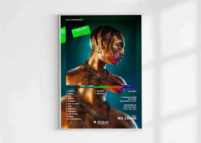 French Rap Pop Music Album Poster Aesthetic 2pac Pnl Plk ERRR Hip Hop Rock Canvas Print Wall Art Print Home Office Room Decor