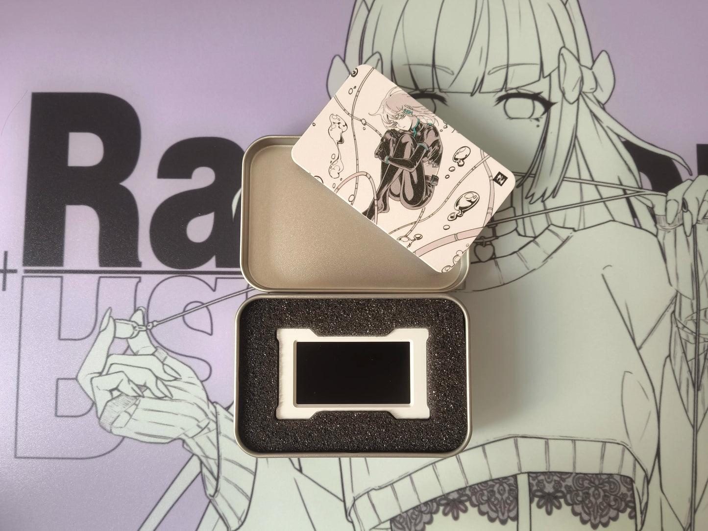 HMLAB ZNEO Gaming USB Hub - 2-to-3 Port, 8K Hz, Independent Power, With Screen, Trendy for Gaming Ambience Desk Setup