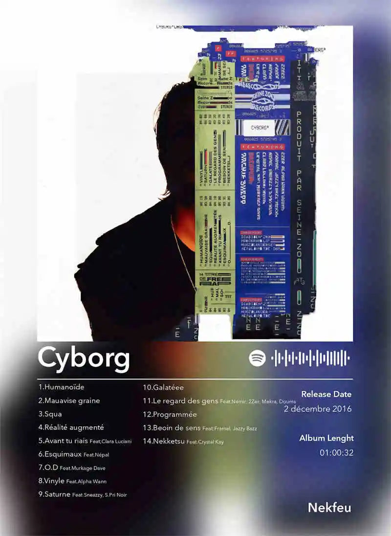 French Rap Pop Music Album Poster Aesthetic 2pac Pnl Plk ERRR Hip Hop Rock Canvas Print Wall Art Print Home Office Room Decor