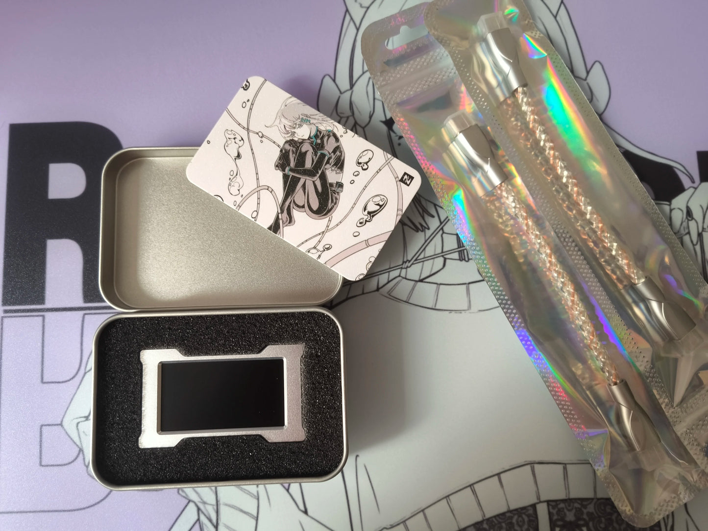 HMLAB ZNEO Gaming USB Hub - 2-to-3 Port, 8K Hz, Independent Power, With Screen, Trendy for Gaming Ambience Desk Setup