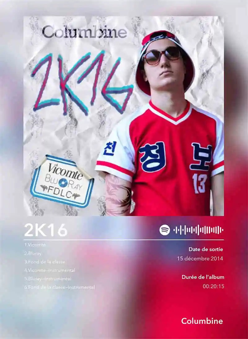 French Rap Pop Music Album Poster Aesthetic 2pac Pnl Plk ERRR Hip Hop Rock Canvas Print Wall Art Print Home Office Room Decor