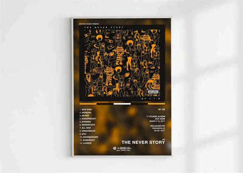 French Rap Pop Music Album Poster Aesthetic 2pac Pnl Plk ERRR Hip Hop Rock Canvas Print Wall Art Print Home Office Room Decor