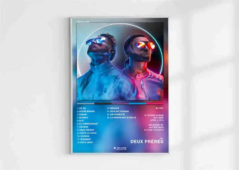 French Rap Pop Music Album Poster Aesthetic 2pac Pnl Plk ERRR Hip Hop Rock Canvas Print Wall Art Print Home Office Room Decor