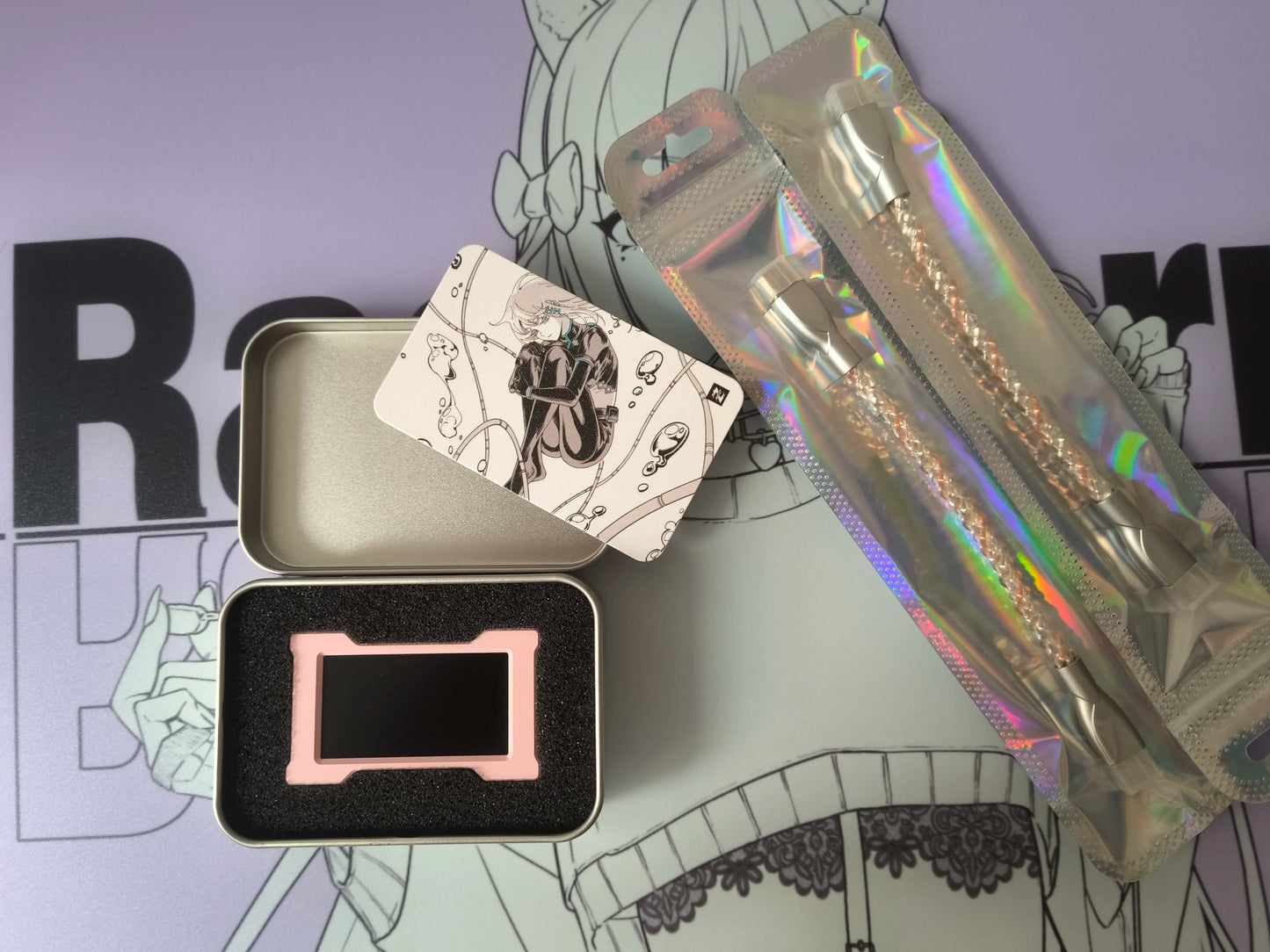 HMLAB ZNEO Gaming USB Hub - 2-to-3 Port, 8K Hz, Independent Power, With Screen, Trendy for Gaming Ambience Desk Setup