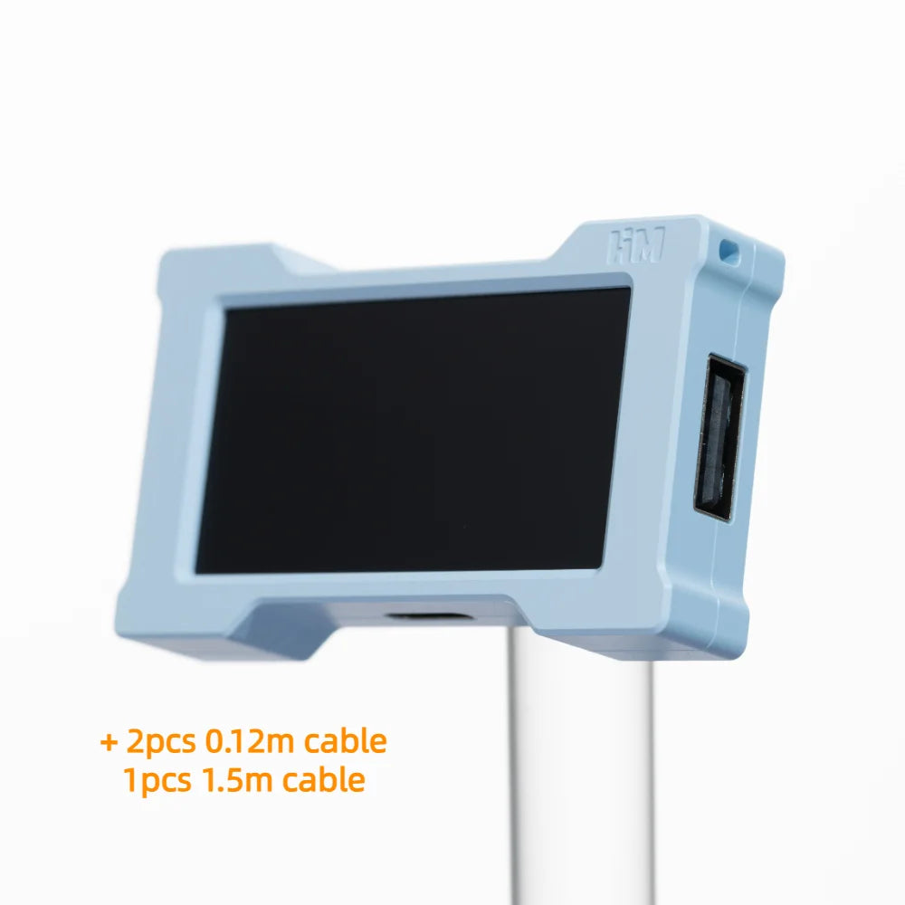 HMLAB ZNEO Gaming USB Hub - 2-to-3 Port, 8K Hz, Independent Power, With Screen, Trendy for Gaming Ambience Desk Setup