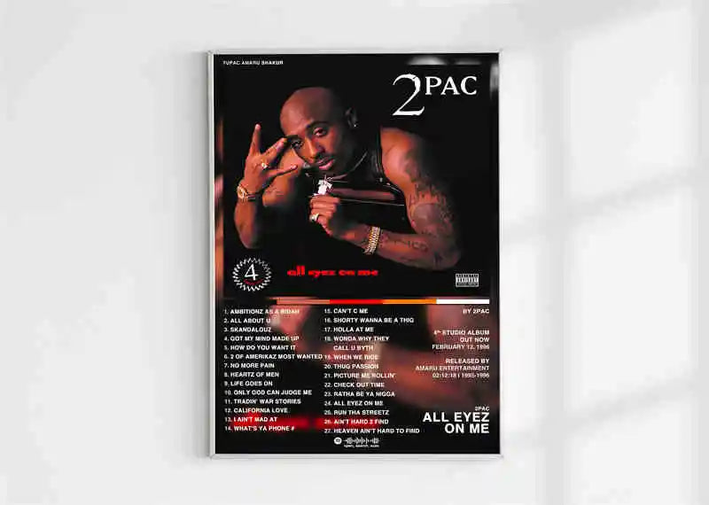 French Rap Pop Music Album Poster Aesthetic 2pac Pnl Plk ERRR Hip Hop Rock Canvas Print Wall Art Print Home Office Room Decor