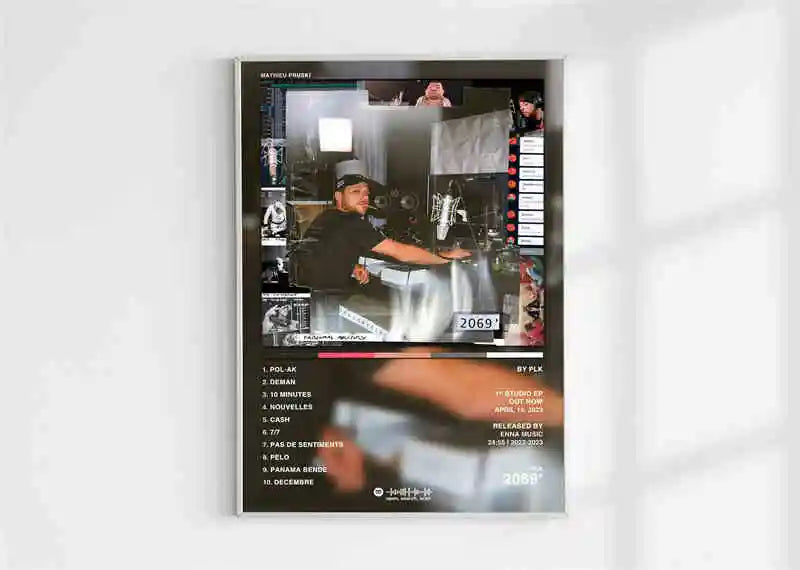 French Rap Pop Music Album Poster Aesthetic 2pac Pnl Plk ERRR Hip Hop Rock Canvas Print Wall Art Print Home Office Room Decor