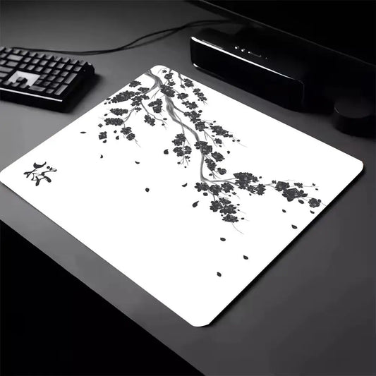 Japanese cherry blossoms Mouse Pad Gamer Desk Mat Square Gaming Office Accessories Rug Mousepad PC Rubber Keyboard Table Mats