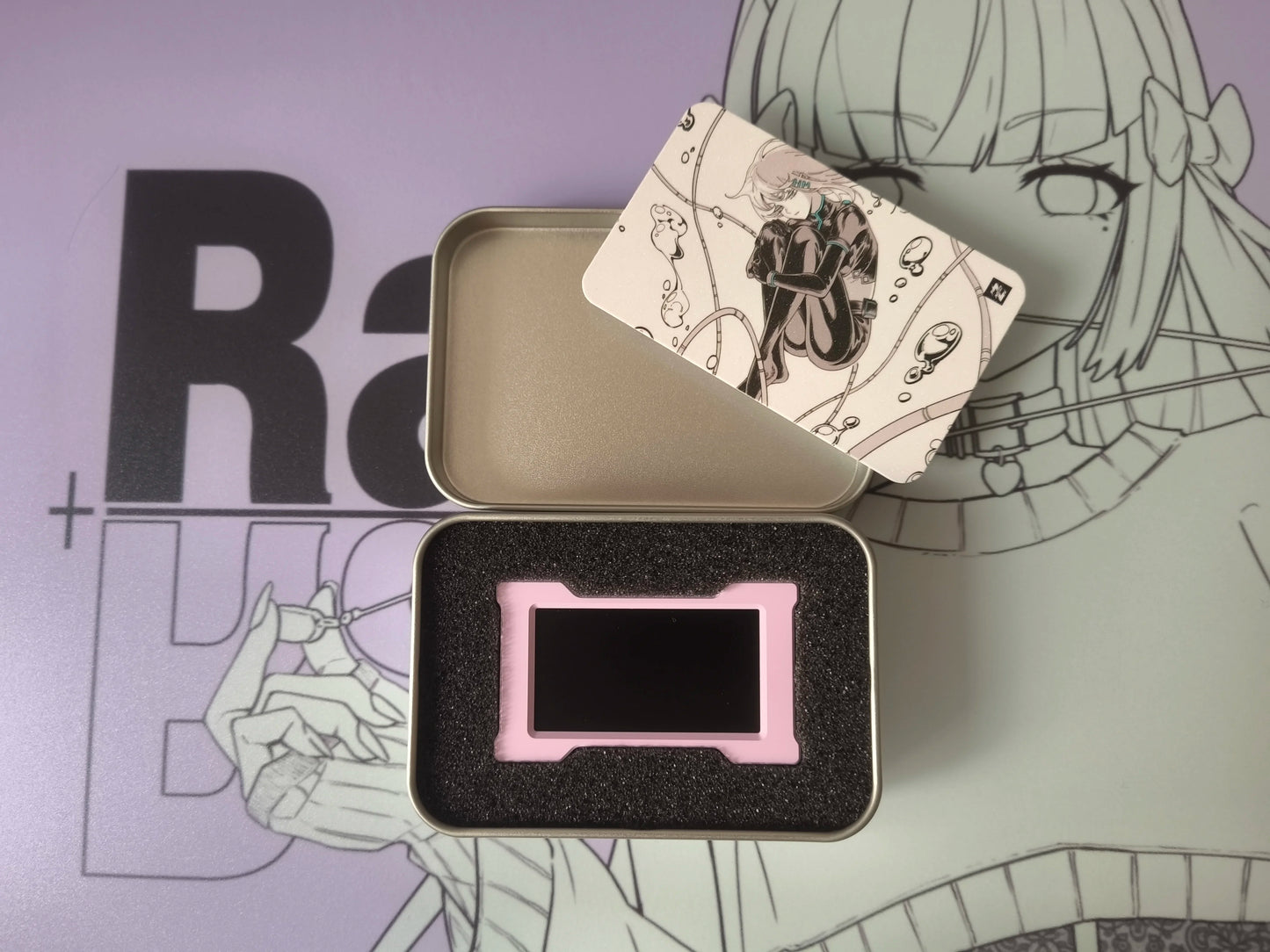 HMLAB ZNEO Gaming USB Hub - 2-to-3 Port, 8K Hz, Independent Power, With Screen, Trendy for Gaming Ambience Desk Setup